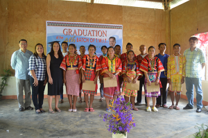 the graduates with Rev Peter Wee and Pastors Mivelyn and Patricio Margate