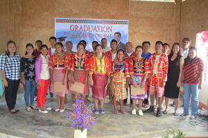 the graduates with TMFI staff