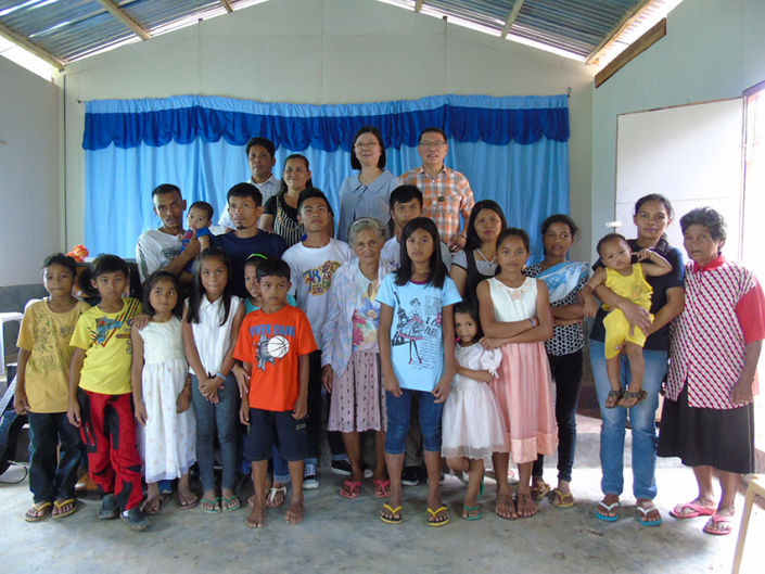 pastors peter and christine with efc sto nino members